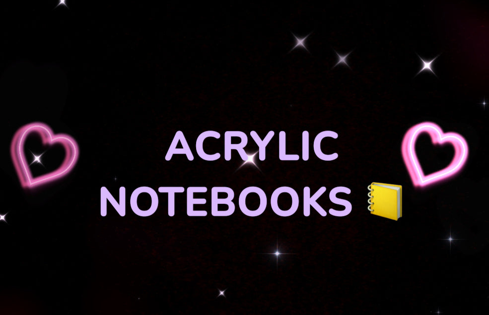 Acrylic notebook