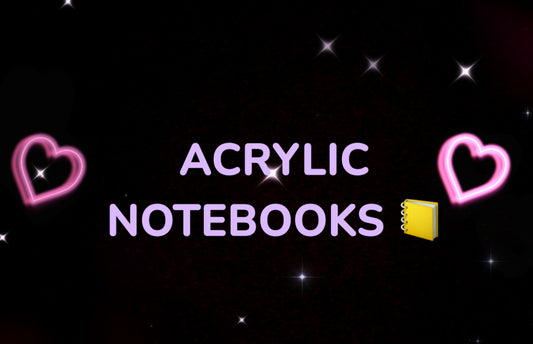 Acrylic notebook